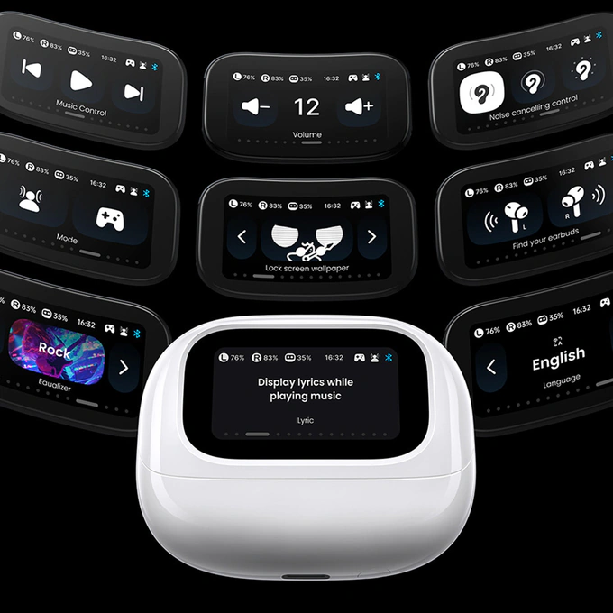 Casti wireless UGREEN HiTune T6 Magic 55137, Bluetooth 5.4, ANC, White - Imagine 2