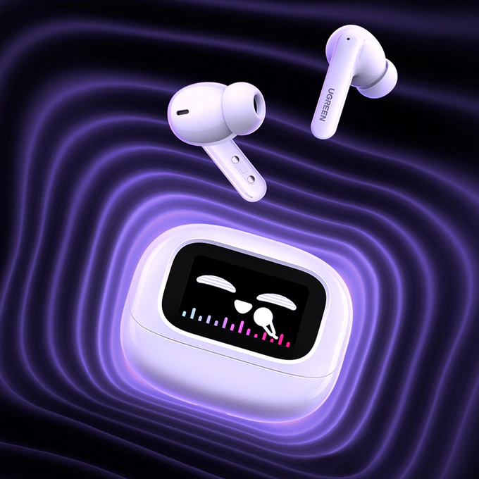 Casti wireless UGREEN HiTune T6 Magic 55137, Bluetooth 5.4, ANC, White - Imagine 8