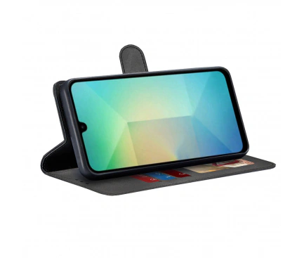 OEM Husa wallet OEM Samsung Galaxy A06, Negru - IT-Fashion.ro