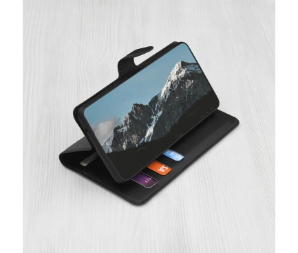 Husa wallet OEM Samsung Galaxy A17, Negru - Imagine 4