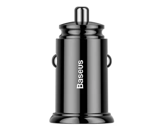 Incarcator auto BASEUS CCALL-YS01, USB-USB Type C, 30W, Negru - Imagine 4