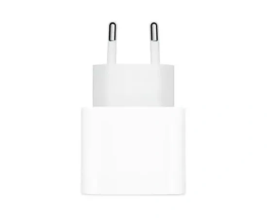 Incarcator retea APPLE MUVV3ZM/A, 20W, 1 x USB-C, 3A, White - Imagine 1
