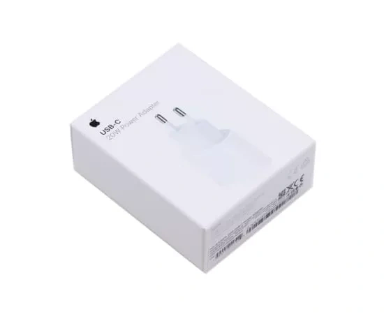 Incarcator retea APPLE MUVV3ZM/A, 20W, 1 x USB-C, 3A, White - Imagine 3