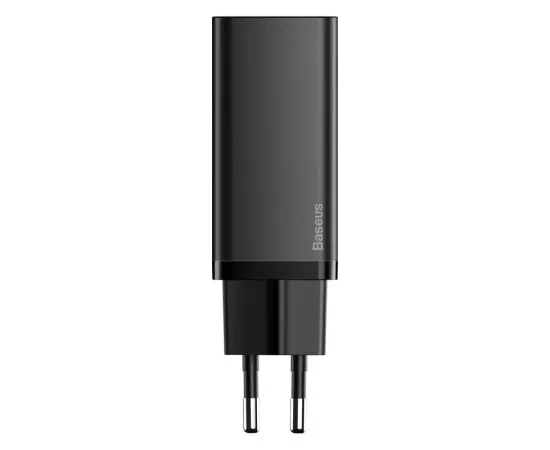 Incarcator retea BASEUS GaN2 Lite CCGAN2L-B01, 65W, USB, USB Type-C, QuickCharge, negru - Imagine 2