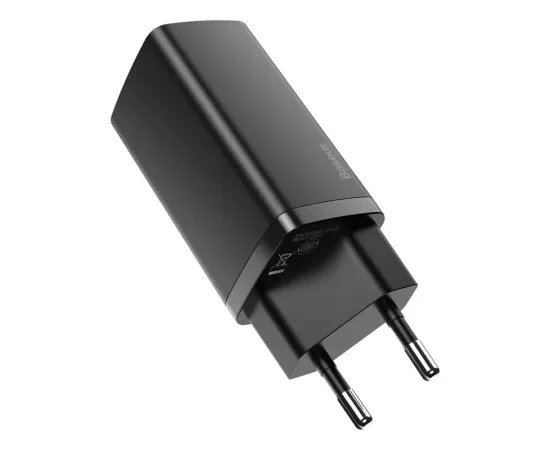 Incarcator retea BASEUS GaN2 Lite CCGAN2L-B01, 65W, USB, USB Type-C, QuickCharge, negru - Imagine 3