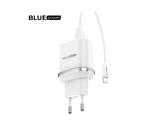 Incarcator retea BLUE POWER BLBA25A, 12W, 2.4A + cablu USB - Lightning, alb - Imagine 4