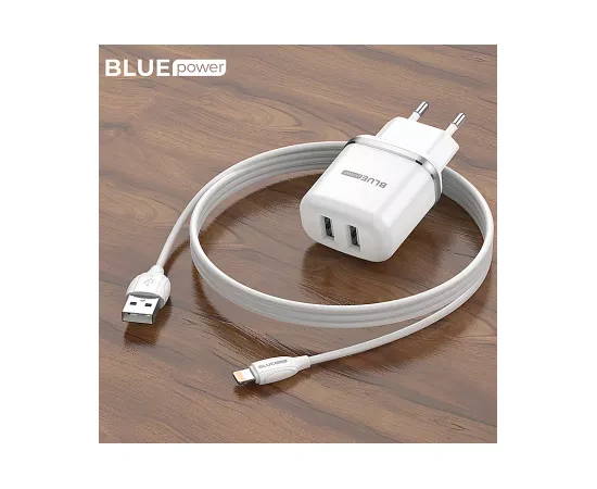 Incarcator retea BLUE POWER BLBA25A, 12W, 2.4A + cablu USB - Lightning, alb - Imagine 7