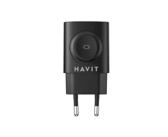 Incarcator retea HAVIT UC132-BK, 22 W, USB-A, USB-C, Black - Imagine 1