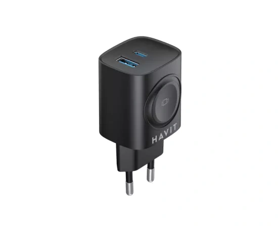 Incarcator retea HAVIT UC132-BK, 22 W, USB-A, USB-C, Black - Imagine 3