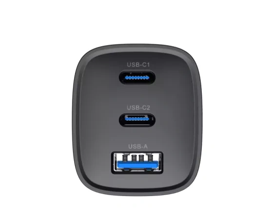 Incarcator retea HAVIT UC20-BK, 67 W, USB-A, 2 x USB-C, Black - Imagine 4