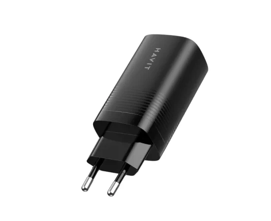 Incarcator retea HAVIT UC20-BK, 67 W, USB-A, 2 x USB-C, Black - Imagine 5