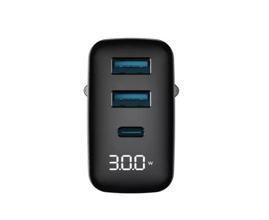 Incarcator retea HAVIT UCLE001-BK, 30 W, 2 x USB-A, USB-C, Black - Imagine 3