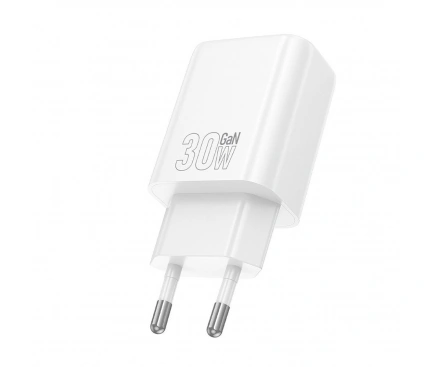 Incarcator retea HOCO N62, 30W, 1 x USB-C, White - Imagine 3