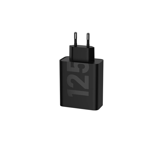MOTOROLA Incarcator retea MOTOROLA TurboPower, 2x USB-C, 125W, Cablu inclus 2m, Black - IT-Fashion.ro