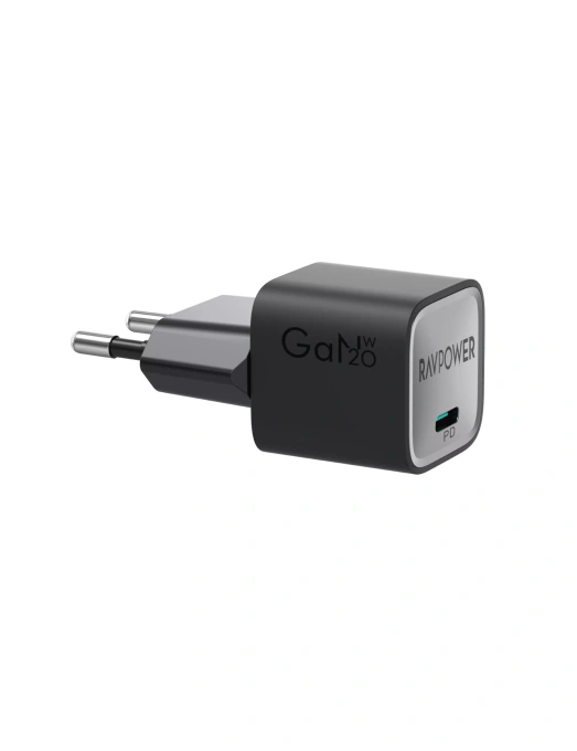 Incarcator retea RAVPOWER RP-PC1055, 20W, USB-C, Negru - Imagine 1