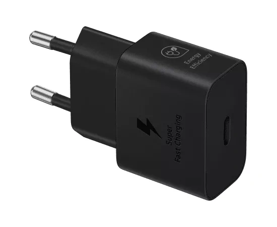 Incarcator retea SAMSUNG EP-T2510NBEGEU, 25 W, 1 x USB-C, Negru - Imagine 1