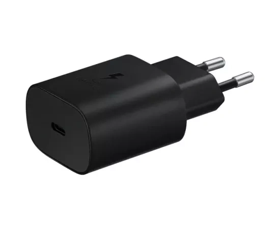 Incarcator retea SAMSUNG Fast Charge EP-TA800NBEGEU, 25W, USB-C, Negru - Imagine 1