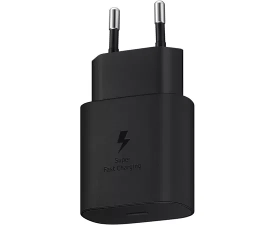 Incarcator retea SAMSUNG Fast Charge EP-TA800NBEGEU, 25W, USB-C, Negru - Imagine 3