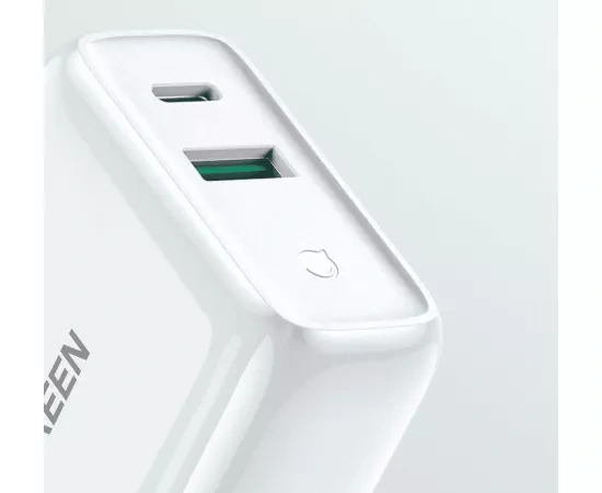 Incarcator retea UGREEN 60468, 38 W, 1 x USB, 1 x USB Type-C, White - Imagine 2