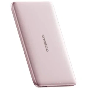 Baterie externa BASEUS PicoGo AM41 Cardtype Magnetic, 5000 mAh, 1x USB-C, 20 W, MagSafe, Pink - Imagine 1