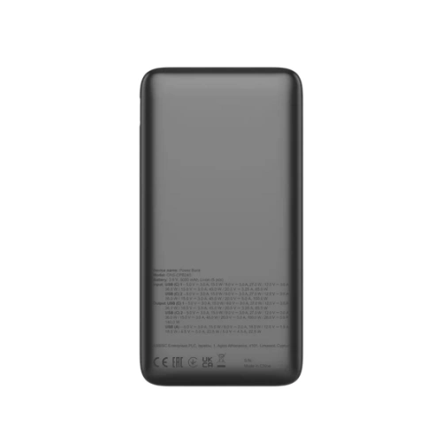 Baterie portabila CANYON OnPower 240, 25.000 mAh, 2 x USB-C, 1 x USB-A, Gray - Imagine 4