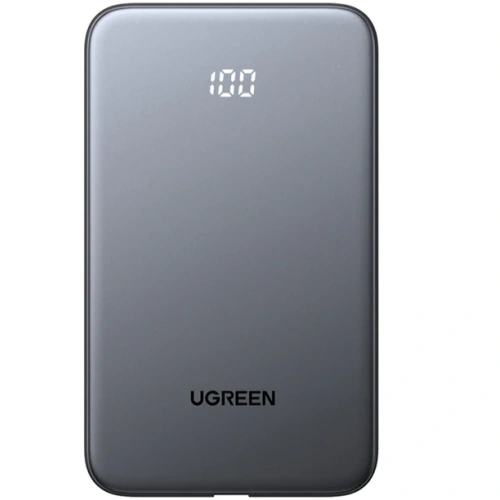 Baterie portabila UGREEN PB526, 10000 mAh, 1 x USB-A, 2 x USB-C, Gray - Imagine 1