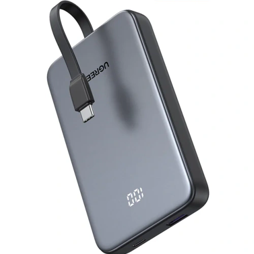 UGREEN Baterie portabila UGREEN PB526, 10000 mAh, 1 x USB-A, 2 x USB-C, Gray - IT-Fashion.ro