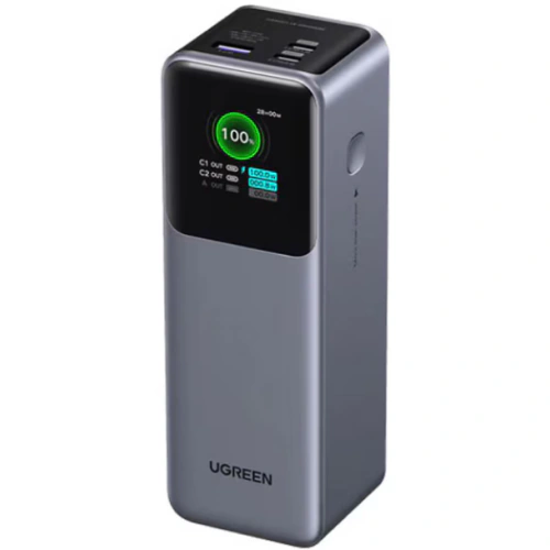 UGREEN Baterie portabila UGREEN PB722, 25000 mAh, 2 x USB-C, 1 x USB-A, Gray - IT-Fashion.ro