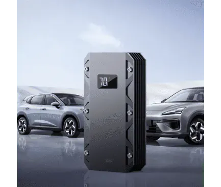 PoweBank XO Jump Starter CZ025, 10000 mAh, 2x USB-A, 1 x USB-C, Smart Display, Black - Imagine 4