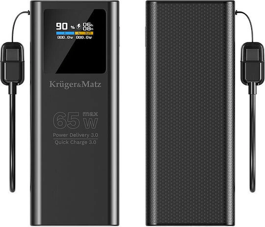 Power Bank Kruger&Matz 20000 mAh 65W QC PD - Imagine 4