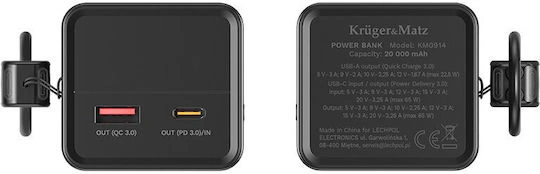 Power Bank Kruger&Matz 20000 mAh 65W QC PD - Imagine 6