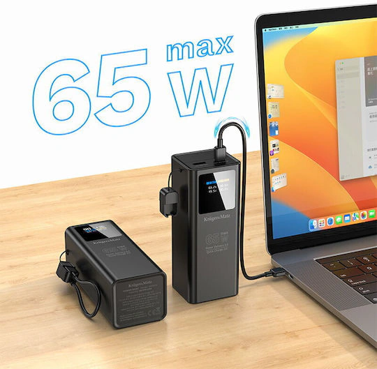 Power Bank Kruger&Matz 20000 mAh 65W QC PD - Imagine 7
