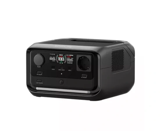 Power Station portabil ECOFLOW River 3 Plus, 600W, Wi-Fi, Bluetooth, Black - Imagine 3