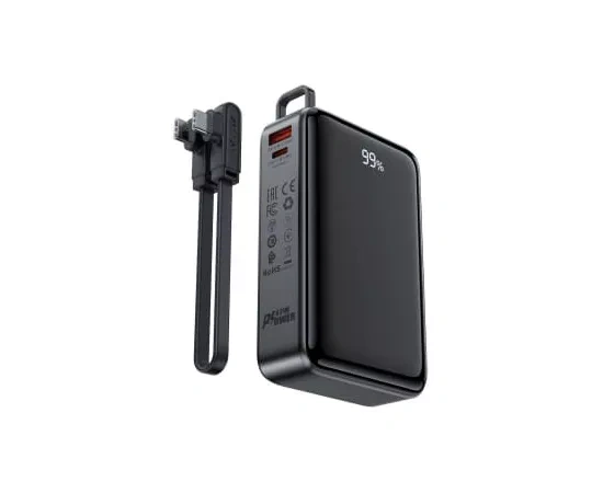 PowerBank ACEFAST M4, 20000 mAh, 67 W, 2 x USB-C, 1 x USB-A, Black - Imagine 4