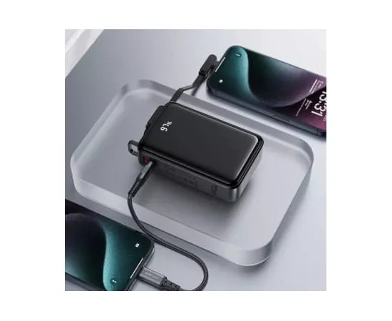 PowerBank ACEFAST M4, 20000 mAh, 67 W, 2 x USB-C, 1 x USB-A, Black - Imagine 9