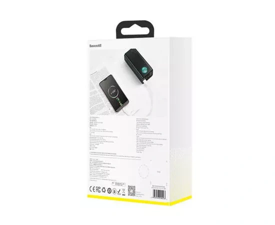 PowerBank BASEUS Ambilight PPLG000101, 30000 mAh, 65 W, 3 A, QuickCharge 3.0, USB, Micro USB, USB Type-C, Lightning, Negru - Imagine 8