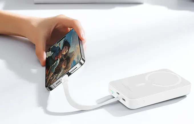 PowerBank Baseus Magnetic Mini 10000mAh 30W Bayern Edition - Imagine 6