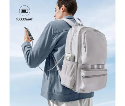Powerbank Baseus OS Free2Pull 10000mAh 30W cu cablu USB-C retractabil - Negru - Imagine 5