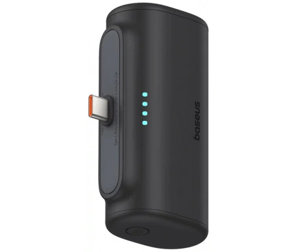 Baseus Powerbank BASEUS P10068306113-00, 5000mAh, 20W Type-C, Black - IT-Fashion.ro