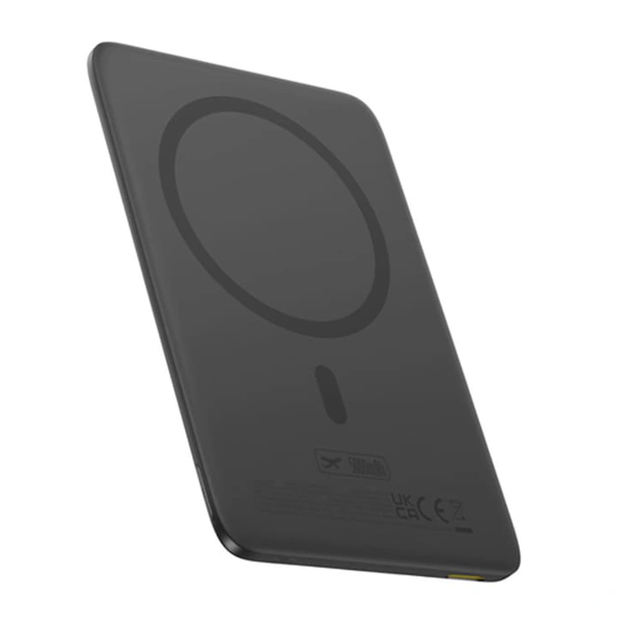 Baseus Powerbank BASEUS PicoGo AM41 Cardtype Magnetic, 5000 mAh, 1x USB-C, 20 W, MagSafe, Black - IT-Fashion.ro