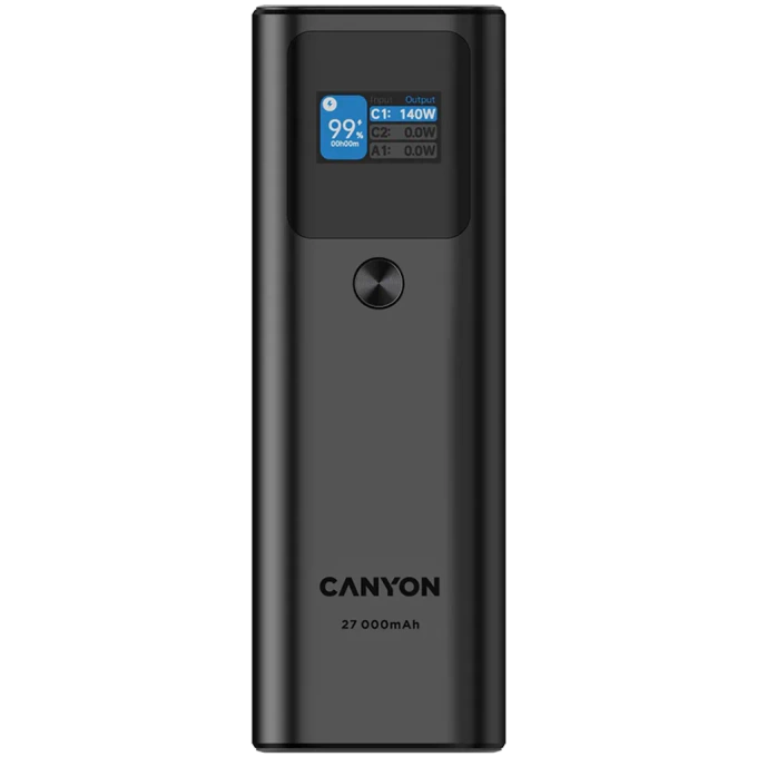 Powerbank Canyon 27.000 mAh PD140W QC 3.0 Dark Grey - Imagine 3