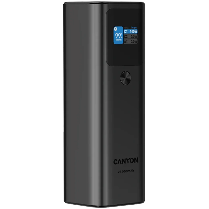 Powerbank Canyon 27.000 mAh PD140W QC 3.0 Dark Grey - Imagine 4