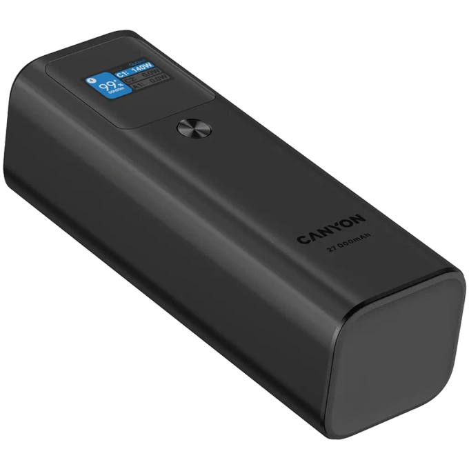 Powerbank Canyon 27.000 mAh PD140W QC 3.0 Dark Grey - Imagine 5