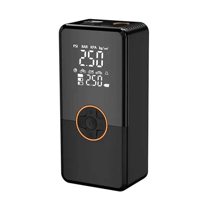 PowerBank cu functie de compresor PLATINET PMPBTPM, 8000mAh, 800 A, Negru - Imagine 1