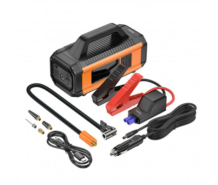 POWERBANK CU FUNCTIE START MOTOR SI COMPRESOR HOCO QS4 - Imagine 5