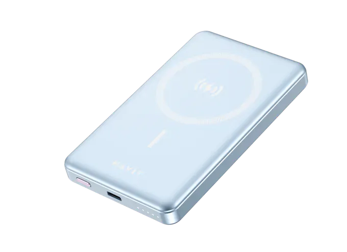 PowerBank HAVIT PB5203-BU, 10000 mAh, 20 W, 1x USB-C, MagSafe, Blue - Imagine 4
