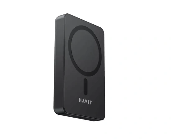 HAVIT PowerBank HAVIT PB5217-BK, 10000 mAh, 20 W, USB Type C, Black - IT-Fashion.ro