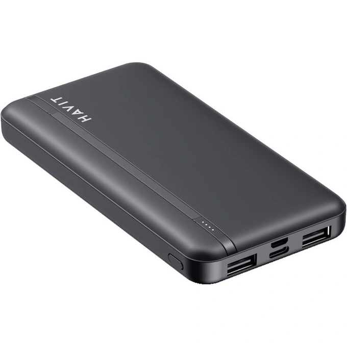 HAVIT PowerBank HAVIT PB89-BK, 10000 mAh, 20 + 22.5W, 2 x USB, 1 x USB-C, Black - IT-Fashion.ro