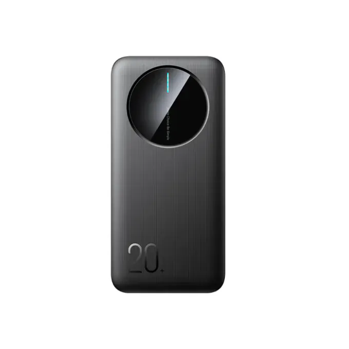 Powerbank Joyroom JR-PBF14 LED 20000mAh, 2.4A, 3 porturi, Negru - Imagine 1