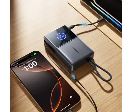 Powerbank Joyroom JR-PR1 10000mAh cu cablu retractabil USB-C - Imagine 3
